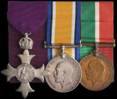 A Great War M.B.E. group of 3 awarded to Chief Engineer Arthur Hurles Robertson, Chief Engineer of the S.S. River Thames, comprising: The Most Excelle...
