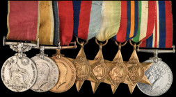 A Great War & WW2 Mercantile Marine B.E.M. Group of 8 awarded to Able Seaman Frederick Abbatt, Mercantile Marine, comprising: British Empire Medal, G....