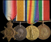 A Great War Mercantile Marine and Merchant Fleet Auxiliary Group of 4 awarded to Chief Steward Charles William Porter, Merchant Navy & M.F.A., who was...