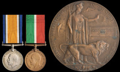 A Great War Mercantile Marine Pair & Plaque awarded to John Harrison Cassap, of the S.S. Westminster, who was killed instantly by a shell when his shi...