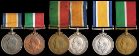 Great War Mercantile Marine Pairs (3) awarded to Stanley Oatley, John Metcalfe, and James Troy, comprising: British War and Mercantile Marine War Meda...