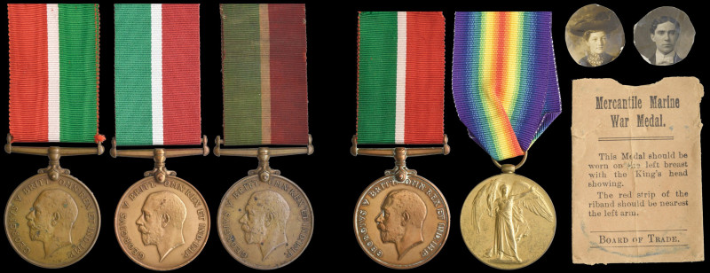 Miscellaneous Mercantile Marine Medals to British Recipients (4), comprising: Me...