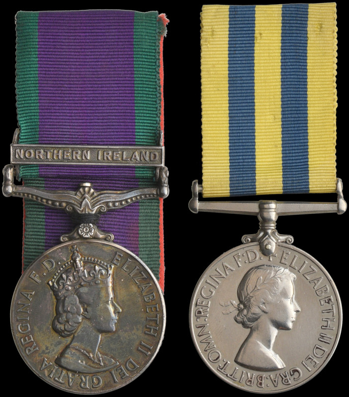 General Service, 1962-2007, single clasp, Northern Ireland (24407950 Gdsm P Kell...
