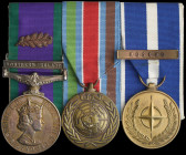 A Northern Ireland ‘M.i.D’ and Kosovo Peacekeeping Group of 3 awarded to Private B. J. Copson, Royal Anglian Regiment, comprising: General Service Med...