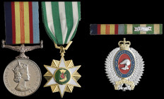 A New Zealand ‘Vietnam War’ Pair awarded to Lance-Corporal B. Wahanui, Royal New Zealand Infantry Regiment, comprising: Vietnam, 1964-73 (40331 LCpl B...