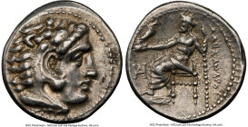 MACEDONIAN KINGDOM. Alexander III the Great (336-323 BC). AR drachm (18mm, 4.30 gm, 12h). NGC XF 5/5 - 4/5. Lifetime issue, Miletus, ca. 325-323 BC. H...