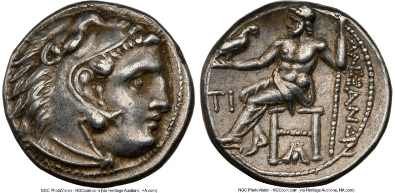 MACEDONIAN KINGDOM. Alexander III the Great (336-323 BC). AR drachm (16mm, 11h)....