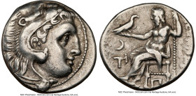 MACEDONIAN KINGDOM. Alexander III the Great (336-323 BC). AR drachm (17mm, 11h). NGC VF. Posthumous issue, Colophon, ca. 310-301 BC. Head of Heracles ...