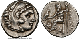MACEDONIAN KINGDOM. Alexander III the Great (336-323 BC). AR drachm (18mm, 7h). NGC VF. Posthumous issue, Lampsacus, ca. 310-301 BC. Head of Heracles ...