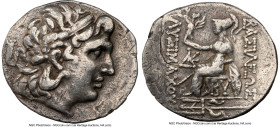 THRACE. Byzantium. Ca. 2nd-1st centuries BC. AR tetradrachm (31mm, 12h). NGC Fine, damage, flan flaw. Posthumous issue in the name and types of Lysima...