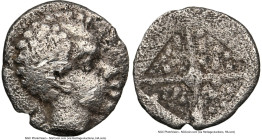 LESBOS. Uncertain mint. ca. 550-450 BC. BI 1/36 stater (7mm, 0.27 gm). NGC Choice VF 5/5 - 2/5, scuffs. Head of African right / Quadripartite incuse s...