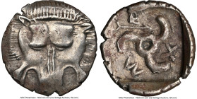 LYCIAN DYNASTS. Mithrapata (ca. 390-360 BC). AR sixth-stater (12mm, 9h). NGC XF. Uncertain mint. Lion scalp facing / Mith (abbreviating Mithrapata in ...