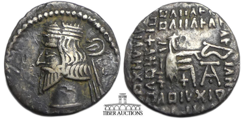 KINGS of PARTHIA. Artabanos IV. Circa AD 10-38. AR Drachm (21 mm, 3.45 g.). Ekba...