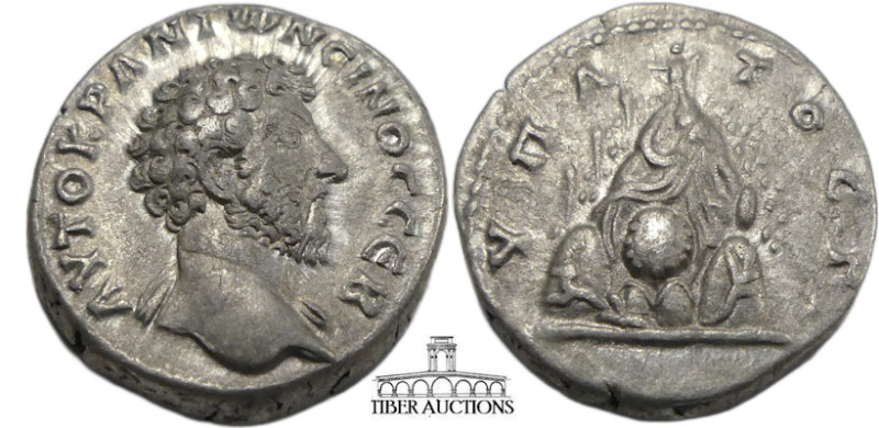 CAPPADOCIA, Caesarea-Eusebia. Marcus Aurelius. AD 161-180. AR Didrachm (21 mm, 6...