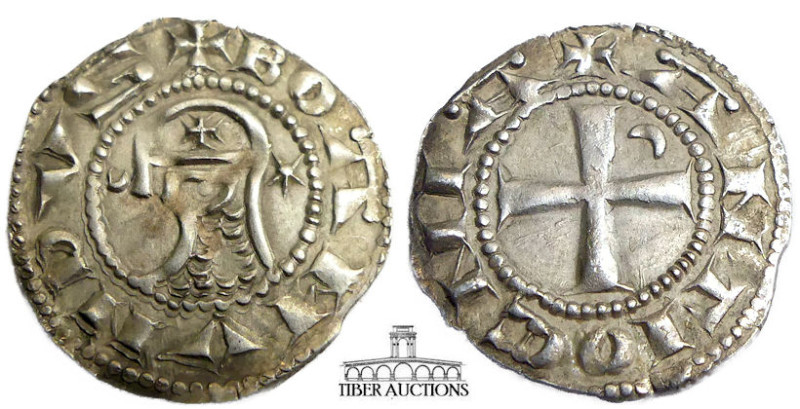 CRUSADERS, Antioch. Bohémond III. 1163-1201. BI Denier (18 mm, .96 g.). Antioch ...