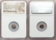 LYDIAN KINGDOM. Croesus (ca. 561-546 BC). AR sixth stater or hecte (10mm, 1.56 gm). NGC Choice XF 5/5 - 3/5. Sardes, ca. 550-546 BC. Confronted forepa...