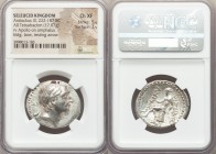 SELEUCID KINGDOM. Antiochus III the Great (222-187 BC). AR tetradrachm (29mm, 17.07mm, 1h). NGC Choice XF 5/5 - 3/5. ΔΙ mint in southern or eastern Sy...