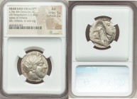 NEAR EAST or EGYPT. Ca. 5th-4th centuries BC. AR tetradrachm (24mm, 15.49 gm, 4h). NGC AU 5/5 - 2/5. Head of Athena right, wearing crested Attic helme...