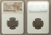 JUDAEA. Bar Kokhba Revolt (132-135 AD). AE middle bronze (22mm, 9.10 gm, 11h). NGC Choice VF 4/5 - 3/5. Year One (132/133 AD). (Simon Prince of Israel...