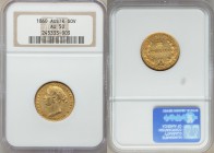 Victoria gold Sovereign 1860-SYDNEY AU50 NGC, Sydney mint, KM4.

HID09801242017