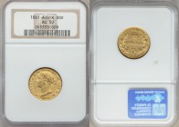 Victoria gold Sovereign 1861-SYDNEY AU50 NGC, Sydney mint, KM4.

HID09801242017
