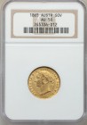 Victoria gold Sovereign 1865-SYDNEY AU50 NGC, Sydney mint, KM4.

HID09801242017