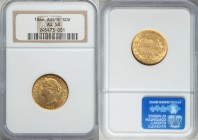Victoria gold Sovereign 1866-SYDNEY AU58 NGC, Sydney mint, KM4.

HID09801242017