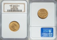 Victoria gold Sovereign 1870-SYDNEY AU58 NGC, Sydney mint, KM4.

HID09801242017