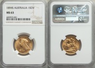 Victoria gold Sovereign 1894-S MS63 NGC, Sydney mint, KM13. 

HID09801242017