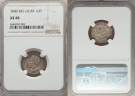 Leopold I 1/2 Franc 1840 XF40 NGC, KM6, Dupriez-172 (R). An attractive representative of this second-scarcest date for the type, toned to a light gold...