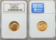George V gold Sovereign 1914-C MS62 NGC, Ottawa mint, KM20.

HID09801242017