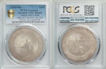 Yunnan. Republic Tael ND (1943-1944) UNC Detail (Scratch) PCGS, KM-A3, L&M-435, Lec-325. Struck for use in French Indo-China. A highly presentable rep...