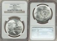 Republic "ABC" Peso 1938 MS64 NGC, Philadelphia mint, KM22. Type 3. Selections from the EMO Collection Cabinet

HID09801242017