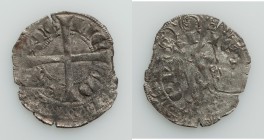 Aquitaine. Edward III (1325-1377) Gros au Lion Passant ND (1347-1351) XF (corrosion, flan cracks), Elias-59 (RRRR), W&F-66 2/b (R). 24mm. 1.41gm. An e...