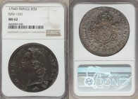 Louis XV Ecu 1756-D MS62 NGC, Lyon mint, KM512.6, Dav-1331. A spectacle of covetable toning contrasts, the obverse a highly darkened stone gray while ...