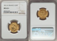 Napoleon gold 20 Francs 1811-A MS62+ NGC, Paris mint, KM695.1.

HID09801242017