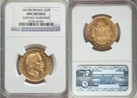 Napoleon III gold 50 Francs 1867-BB UNC Details (Surface Hairlines) NGC, Strasbourg mint, KM804.2.

HID09801242017