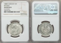 Bavaria. Otto 2 Mark 1888-D AU Details (Cleaned) NGC, Munich mint, KM905. From the Engelen Collection of World Coinage

HID09801242017