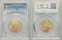 Metz. City gold Goldgulden (Florin) ND (1632) XF Detail (Edge Repaired) PCGS, KM12, Fr-164. 3.28gm. S • STEPHA • | PROTHOM •, figure of St. Stephen st...