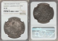 Saxony. August Taler 1580-HB XF40 NGC, Dresden mint, Dav-9798, Schnee-725. An achievable grade for the collector of German States coinage, and pleasan...