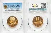 Munich Olympiad gold Proof Medal 1972 PR67 Deep Cameo PCGS, An impressive issue that commemorates the 1972 Munich Olympics, showing high contrast betw...