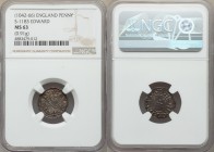 Kings of All England. Edward the Confessor (1042-1066) Penny ND (1062-1065) MS63 NGC, London mint, Aelfward as moneyer, Facing Bust/Small Cross type, ...