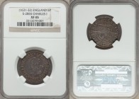 Charles I 6 Pence ND (1631-1632) XF45 NGC, Briot's mint, Flower and B mm, S-2855. A true testament to the superior quality of 17th-century English mil...