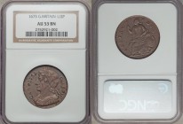 Charles II 1/2 Penny 1675 AU53 Brown NGC, KM437, S-3393. An admirable emission highly coveted in the AU level and higher, heavy die clashing present t...