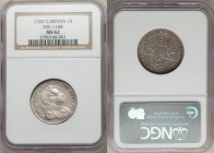 George I Shilling 1720 MS62 NGC, KM539.2, ESC-1572 (prev. 1168). Fully desirable and quite fleeting in Mint State, notably choice for the assigned gra...