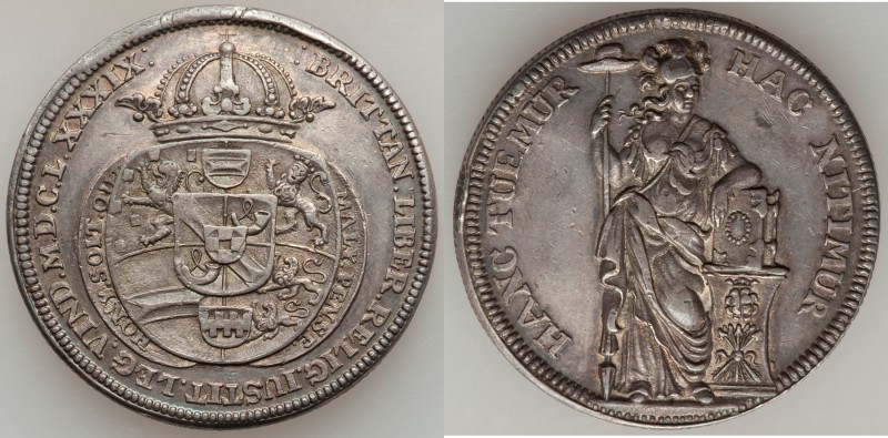 William & Mary Pair of silver Medals 1689 AU, 1) Coronation, Eimer-312 2) "The F...