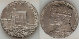 3-Piece Lot of 20th Century Medals UNC, 1) George V silver Jubilee Medal 1935, Eimer-2029a 2) Edward VIII bronze Coronation Medal 1937, BHM-4286 3) El...