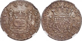 Charles III 8 Reales 1767 G-P XF45 NGC, Guatemala City mint, KM27.1. Deeply toned and a bold types. Ex. Richard Stuart Collection

HID09801242017