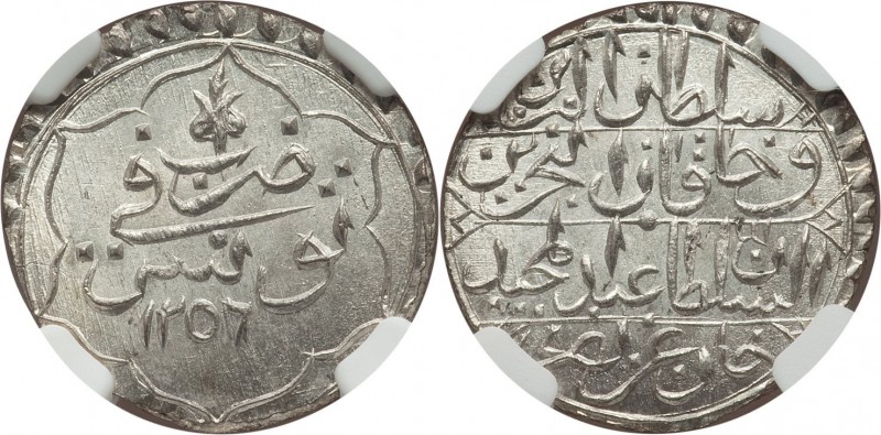 Ottoman Empire. Abdul Mejid 4 Kharub AH 1256 (1840/1) MS66 NGC, Tunus mint (in T...