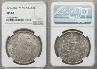 Charles IV 8 Reales 1797 Mo-FM MS61 NGC, Mexico City mint, KM109.

HID09801242017